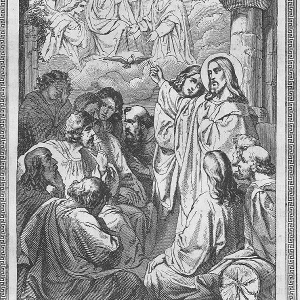 Der Pfingstkreis im Kirchenjahr: Jesus verspricht den Aposteln den heiligen Geist