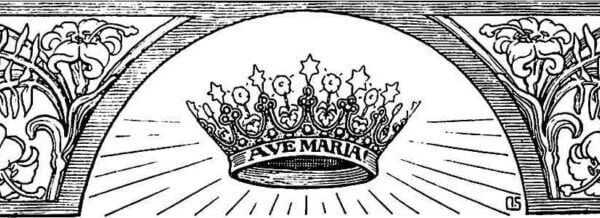 Die Krone der Himmelskönigin Maria, der unbefleckten Empfängnis