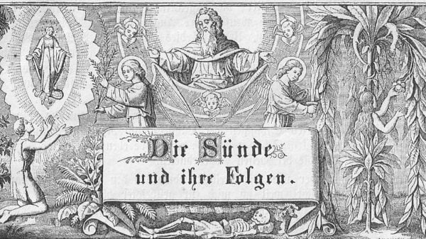 Das Bild zeigt die Sünde und ihre Folgen