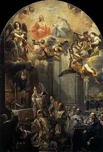 Heiliger Johannes von Matha: Johannes feiert die Messe