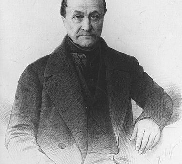 Porträt von Auguste Comte