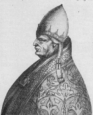 Porträt von Papst Gregor VI. (1045-1046)