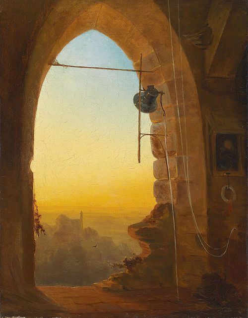 Psalm 129 nach dem Abendbetläuten: Gemälde von Bernhard Stange