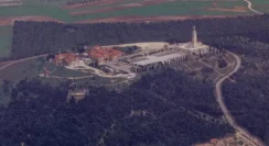 Weihe Spaniens 1919 an das Herz Jesu: Cerro de los Ángeles, Getafe (Madrid), Spanien)