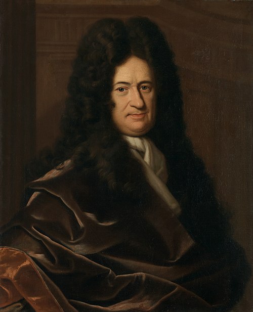Porträt des Philosophen Leibniz