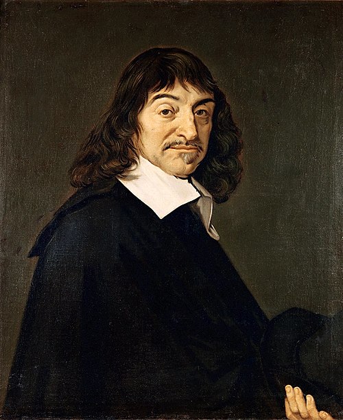 Die moderne Philosophie Descartes und Spinoza: Porträt von René Descartes