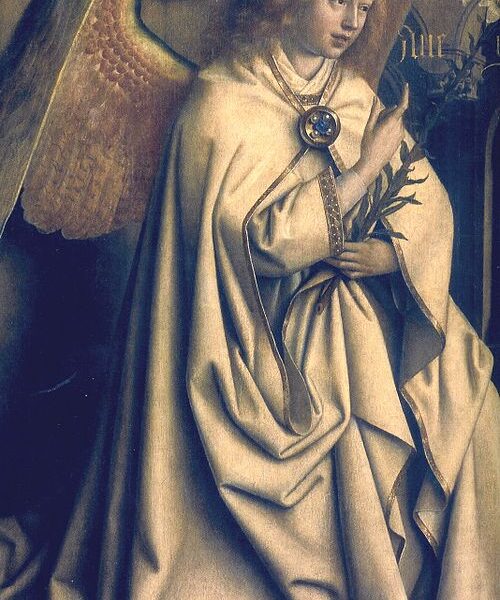 Erzengel Gabriel: Gemälde von Jan van Eyck
