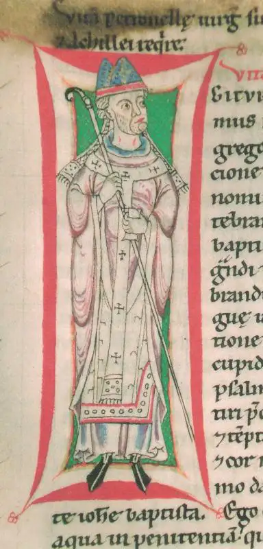 Der heilige Papst Gregor VII. (regierte von 1073 bis 1085)