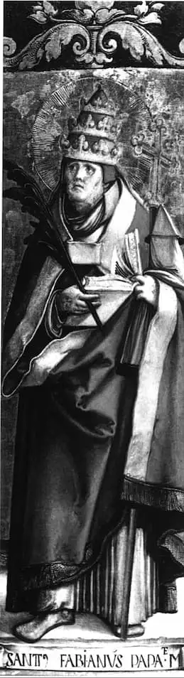 Heiliger Fabian(regierte von 236 bis 250)