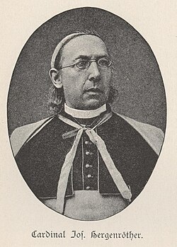 Porträt von Kardinal Hergenröther