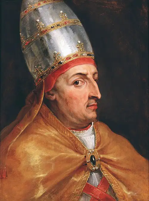 Porträt von Papst Nikolaus V. (regierte von 1447-1455)