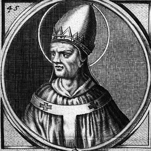 Der heilige Papst Sixtus III. (regierte von 432 bis 440)