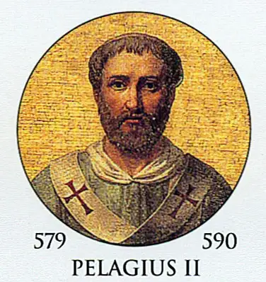 Papst Pelagius II. (regierte von 579-590)