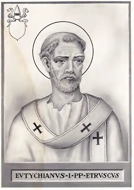 Der heilige Papst Eutychianus (275-283)