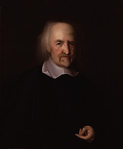 Porträt von Thomas Hobbes