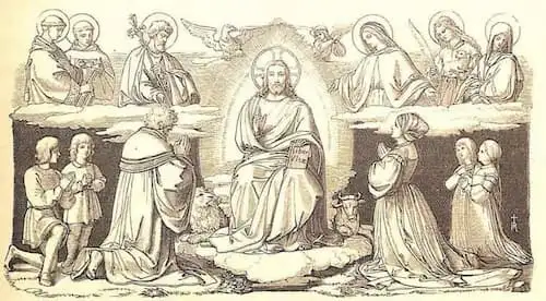 Das Fest der Heiligen mit Jesus Christus