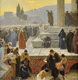 Unterricht für den Pfingstmontag: Petrus hält seine Pfingstrede in Jerusalem