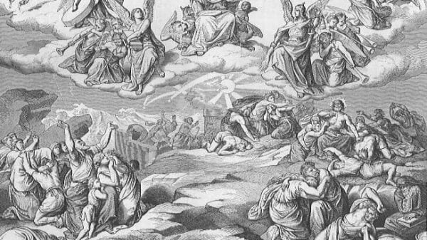 Das allgemeine Gericht: Jesus Christus, der Richter über die ganze Menschheit im jüngsten Gericht