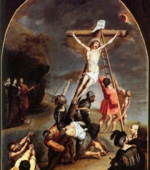 Kreuzigung unseres Heilandes Jesu Christi: Gemälde von Cornelis de Vos 1584-1651