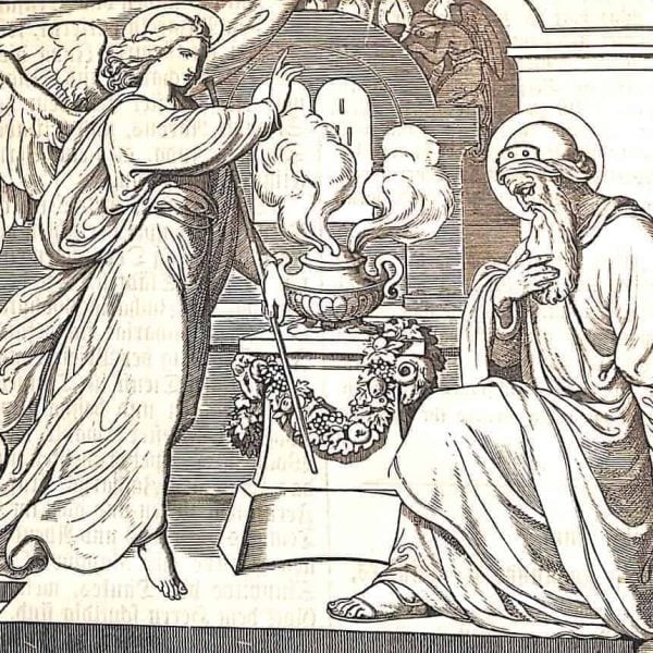 Verkündigung der Geburt von Johannes durch den Engel an Zacharias