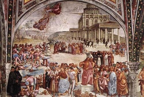 Die Predigt des Antichrist und seine Verführungen